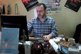 Bassam Alkadi dans son bureau, à Damas